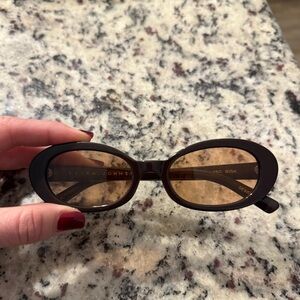Elisa Johnson Lyric Leigh Sunglasses - BROWN